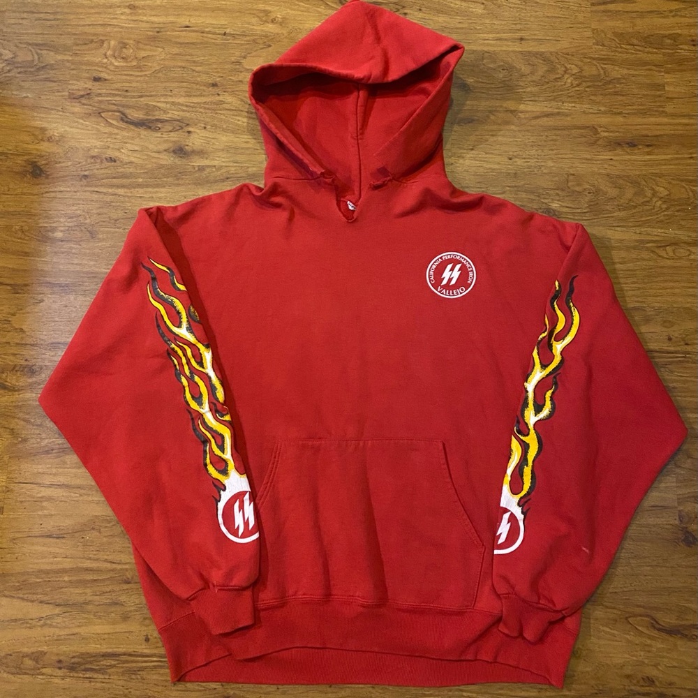 Vintage 1986 Harley Davidson Cpi hoodie California Performance Iron sweater L - Picture 5 of 9